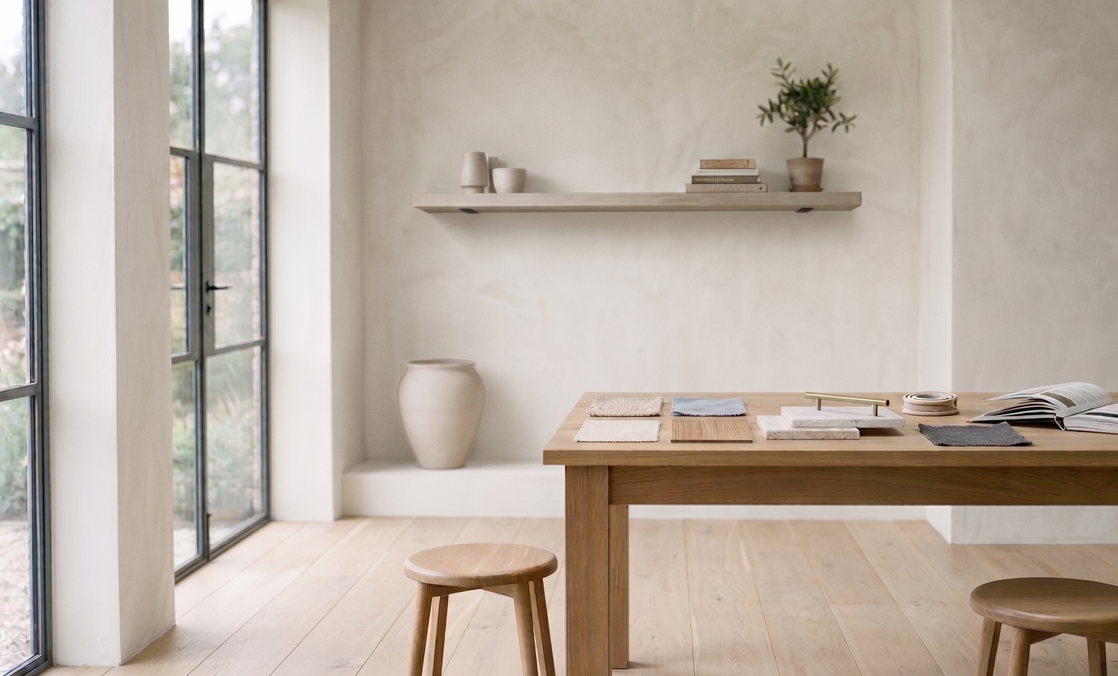The Briar House materials studio