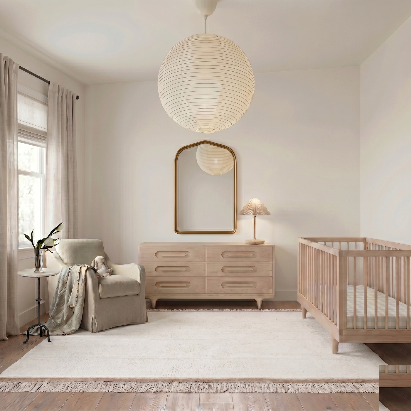 Heirloom Minimalist nursery