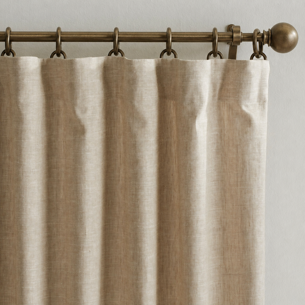 Emery Linen Curtain — Oatmeal